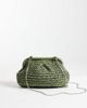 Sui Ava Sui Ava olivia bloom straw bag in olive green - 4