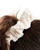 Sui Ava SUI AVA oversized hair scrunchie in white - 4