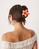 Sui Ava Sui Ava Plumeria flower large hair clip in orange - 1
