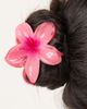 Sui Ava Sui Ava Plumeria flower large hair clip in pink - 3