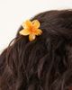 Sui Ava Sui Ava Plumeria flower mini hair clip in yellow - 3