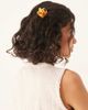 Sui Ava Sui Ava Plumeria flower mini hair clip in yellow - 4