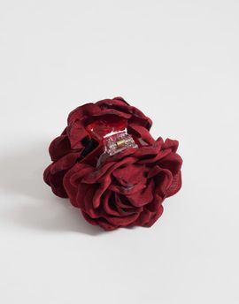 Sui Ava Sui Ava Rosa hair claw in deep red