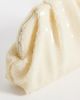 Sui Ava Sui Ava sequin clutch bag in cream-White - 3