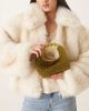 Sui Ava Sui Ava slouchy beaded top handle grab bag in green - 2