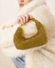 Sui Ava Sui Ava slouchy beaded top handle grab bag in green - 3