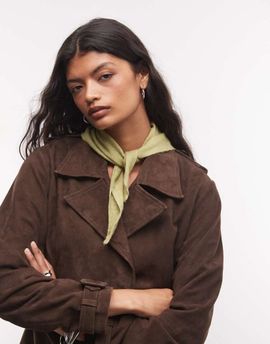Sui Ava Sui Ava small triangle scarf in green