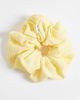 Sui Ava Sui Ava zig zag scrunchie in butter yellow - 1