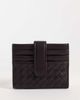 Sui Ava Sui woven card holder in brown - 1