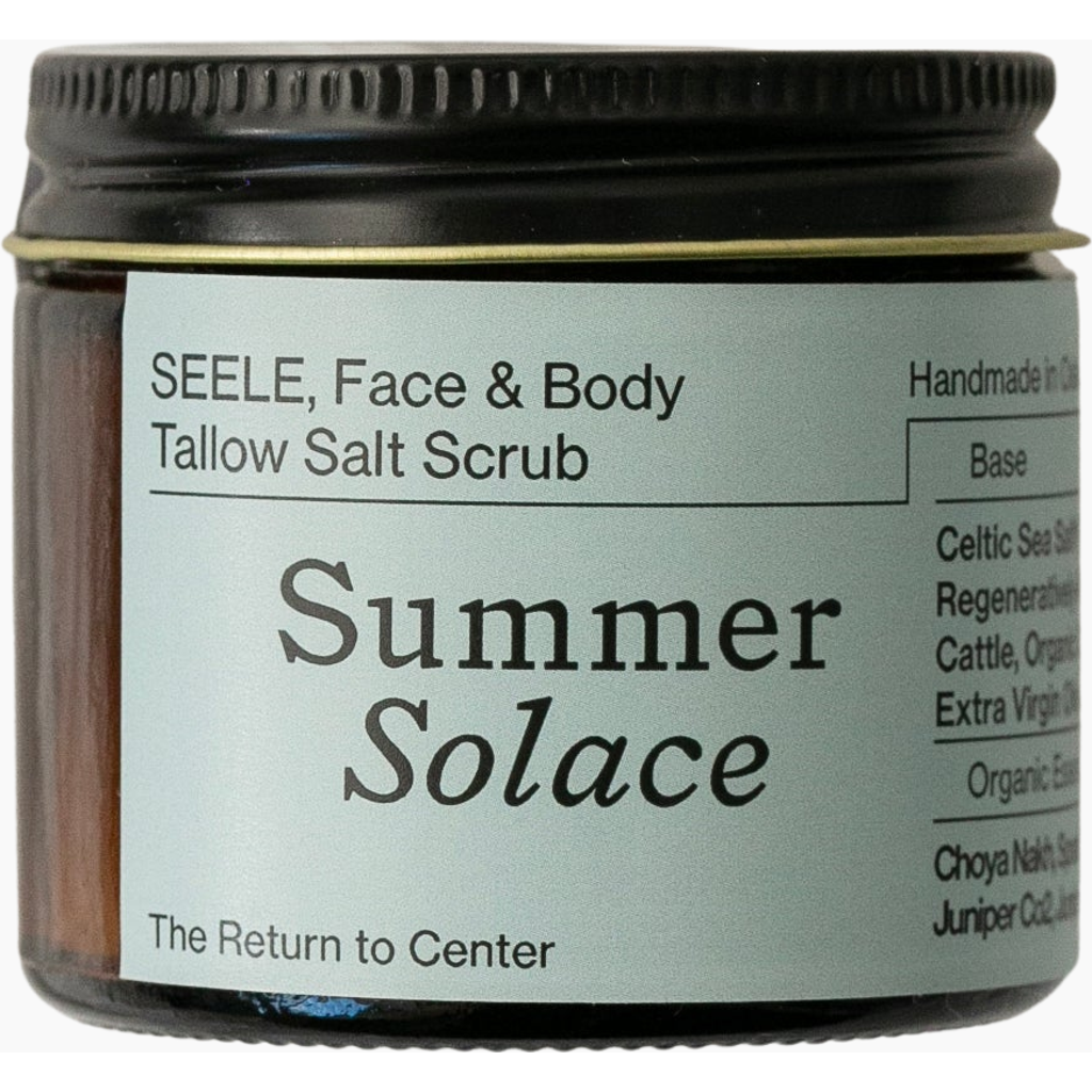 Summer Solace Tallow Summer Solace Tallow SEELE Celtic Sea Salt Scrub Regenerative Tallow