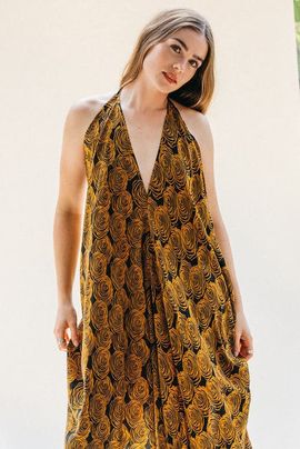 Sun Child Sun Child Classic Silk Dress Bass