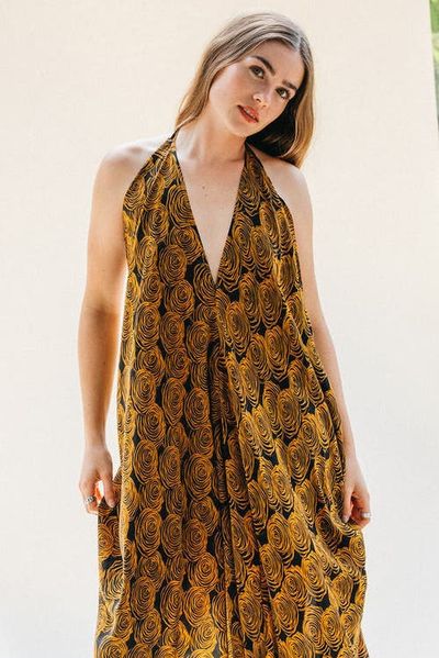 Sun Child Sun Child Classic Silk Dress Bass