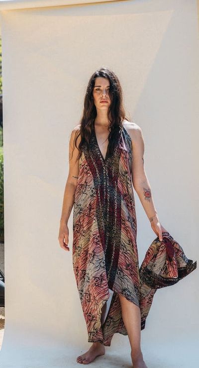Sun Child Sun Child Classic Silk Dress Burke