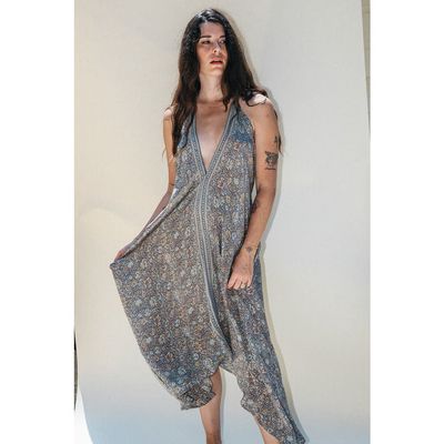 Sun Child Sun Child Classic Silk Dress Ivy
