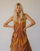 Sun Child Sun Child Classic Silk Dress Ocean - 1