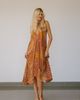 Sun Child Sun Child Classic Silk Dress Ocean - 2