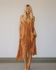 Sun Child Sun Child Classic Silk Dress Ocean - 3