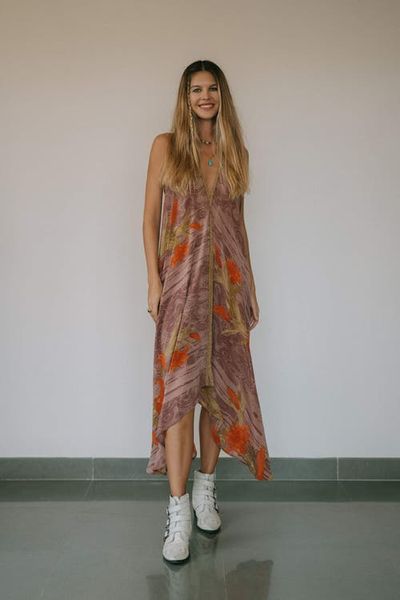 Sun Child Sun Child Classic Silk Dress Quinn