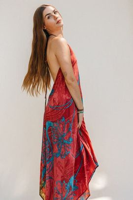 Sun Child Sun Child Classic Silk Dress Stardust