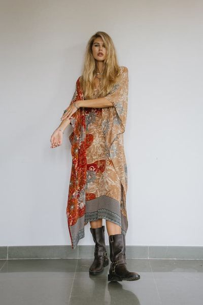 Sun Child Sun Child Long Caftan Neptune