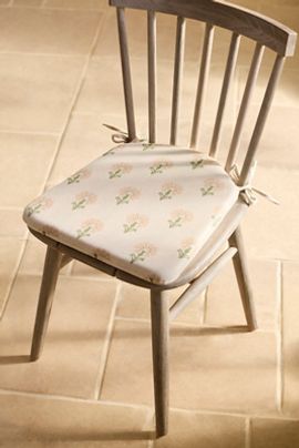 Sunbrella Floral Chair Cushion