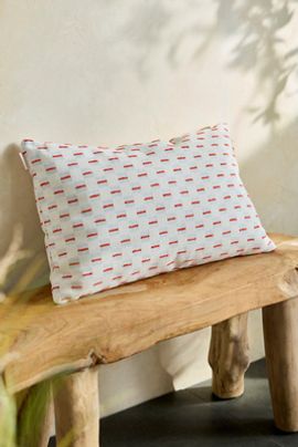 Sunbrella Stripes Outdoor Lumbar Pillow