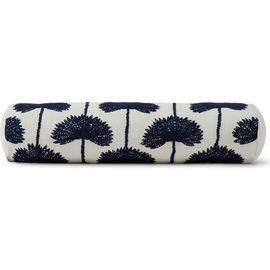 Sunday Citizen Sunday Citizen Palm Leaf Embroidered Cotton Bolster Pillow