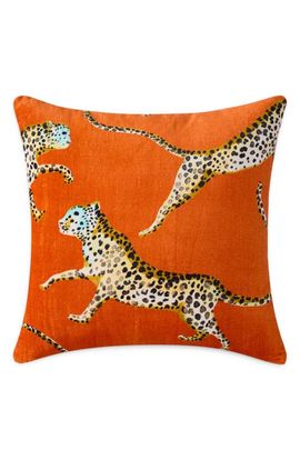 Sunday Citizen Sunday Citizen Small Leaping Leopard Accent Pillow