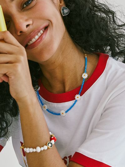 SUNDAY DISCO CLUB Alice Necklace_Blue