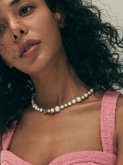 SUNDAY DISCO CLUB Cecil Necklace_Green