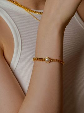 SUNDAY DISCO CLUB Chloe Bracelet_Gold