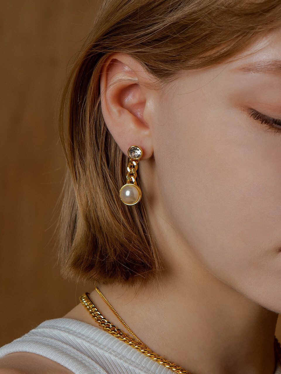 SUNDAY DISCO CLUB Janet Earring_Gold