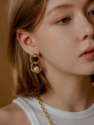 SUNDAY DISCO CLUB Tina Earring_Gold