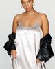 Sunday in Brooklyn Liquid Shine Bubble Hem Midi Dress - 7