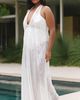 Sunday in Brooklyn Plunged Sequin Maxi Dress - 5
