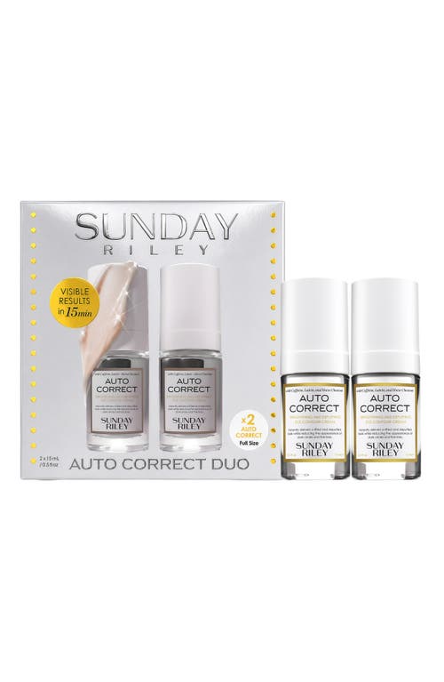 Sunday Riley Sunday Riley Auto Correct Eye Cream Duo $130 Value 