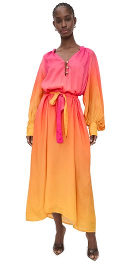 SUNDRESS SUNDRESS Angie Long Dress Bemberg Tie And Dye One