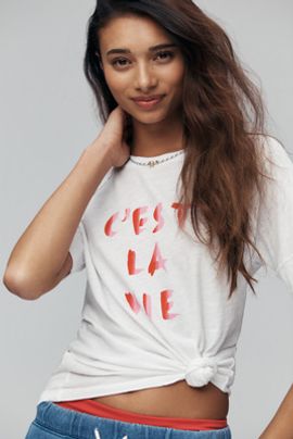 Sundry C'est La Vie Short-Sleeve Tee