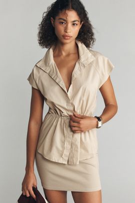 Sundry Sporty Twofer Mini Dress
