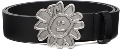 Sunflower Sunflower Black Flower Buckle Belt