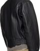 Sunflower Sunflower Black Leather Polo Biker Jacket - 3
