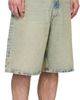 Sunflower Sunflower Blue & Yellow Super Wide Denim Shorts - 2