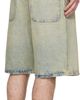 Sunflower Sunflower Blue & Yellow Super Wide Denim Shorts - 3