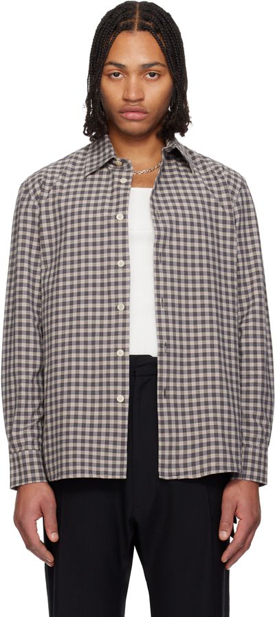 Sunflower Sunflower Gray & Beige Studio Shirt