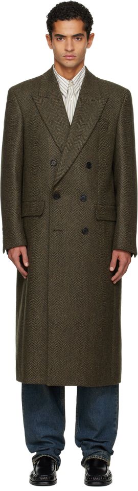 Sunflower Sunflower Khaki DB Coat