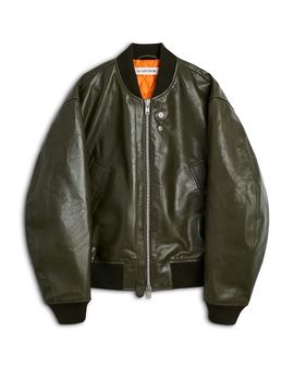 Sunflower Sunflower Leather Flight Jacket