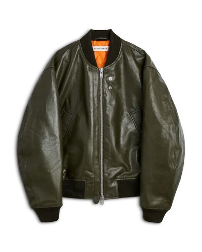 Sunflower Sunflower Leather Flight Jacket