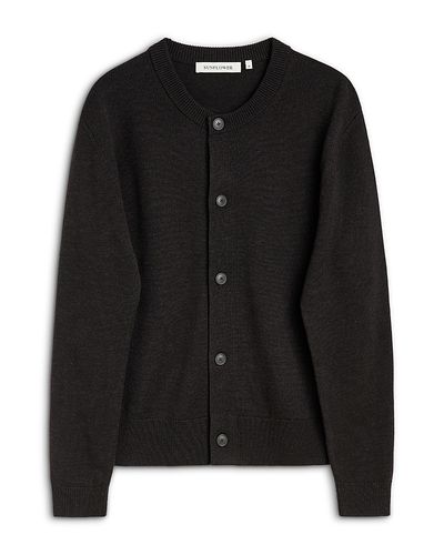 Sunflower Sunflower Moon Wool Knit Button Cardigan Sweater