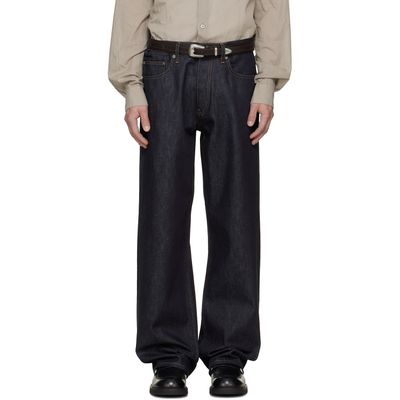Sunflower Sunflower Navy Loose Raw Selvedge Jeans
