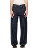 Sunflower Sunflower Navy Wide Twist Jeans - 1